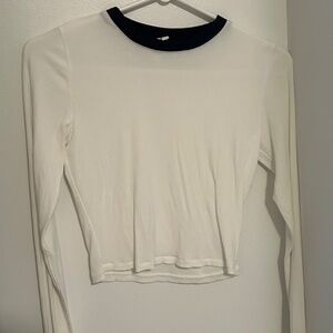 SKIMS Cropped long sleeve shirt